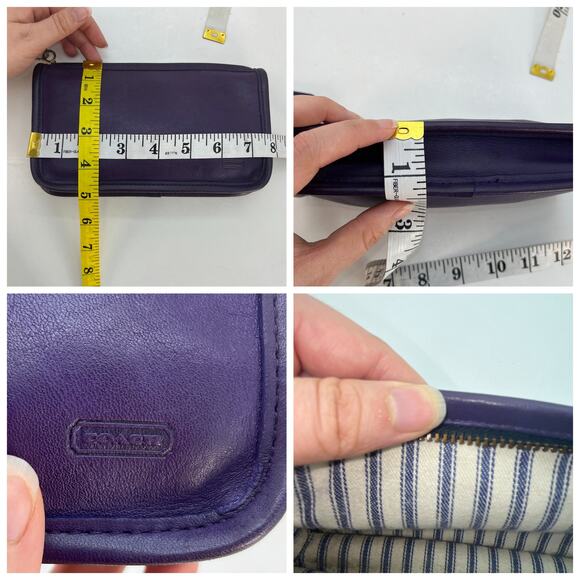Vintage Coach Chunky Case 7165 Purple - Picture 10 of 10